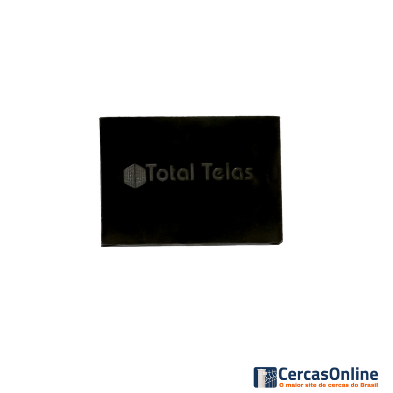 Kit Tampa em Poliamida Preta para Postes - 10 unid